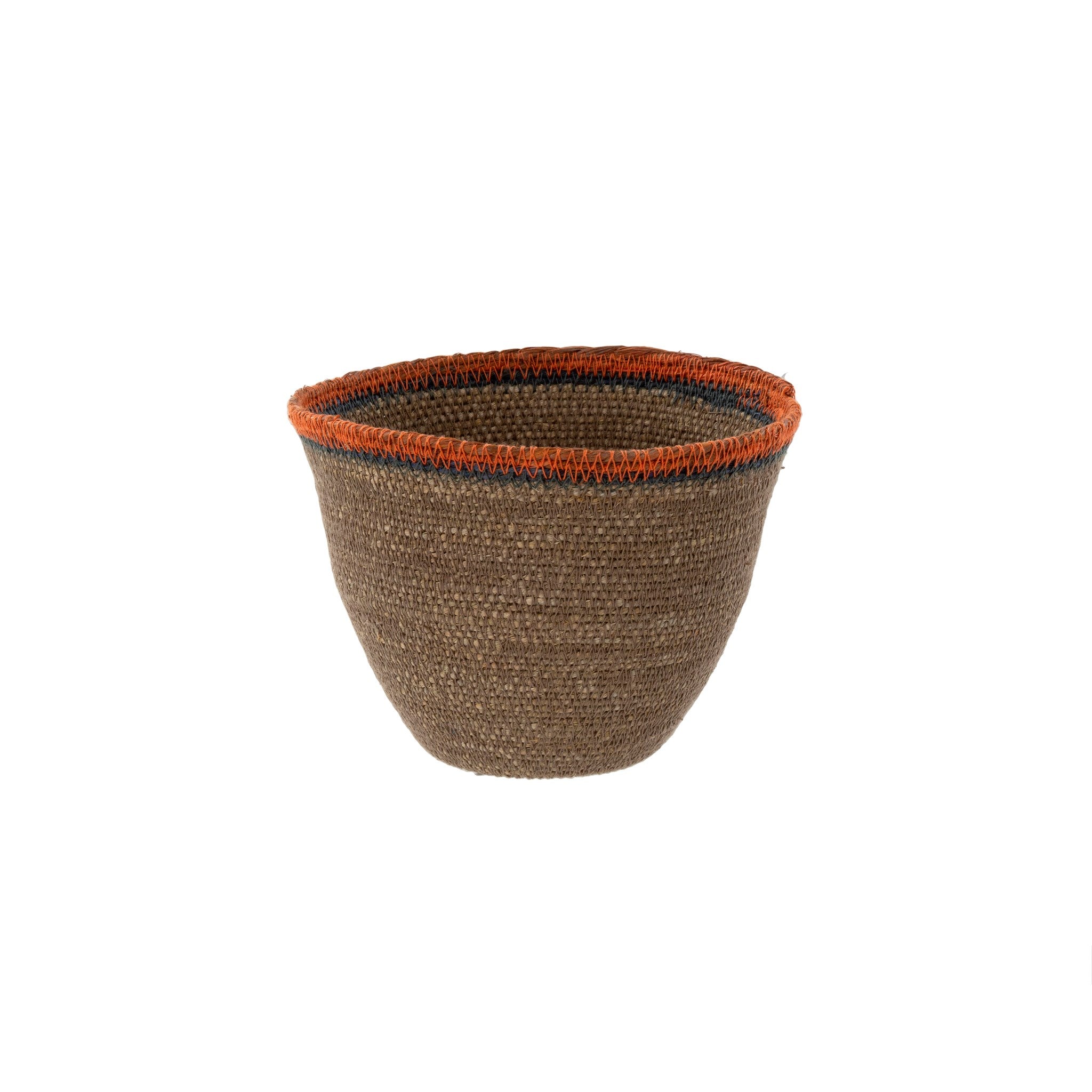 Orange Seagrass Basket